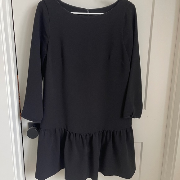 J. Crew Crépe Long Sleeved Mini Dress - Picture 1 of 4